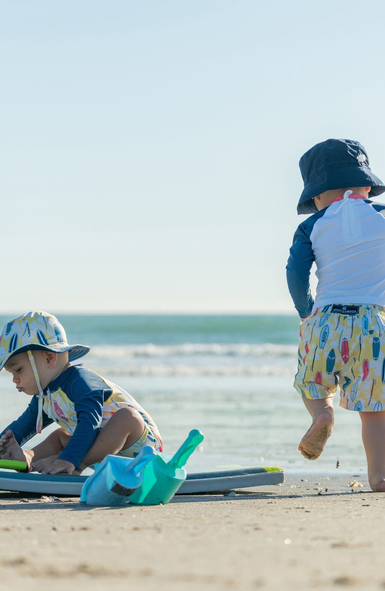 Snapper Rock Kids' Rock the Board Two-Piece Rashguard Swimsuit, Alternate, color,