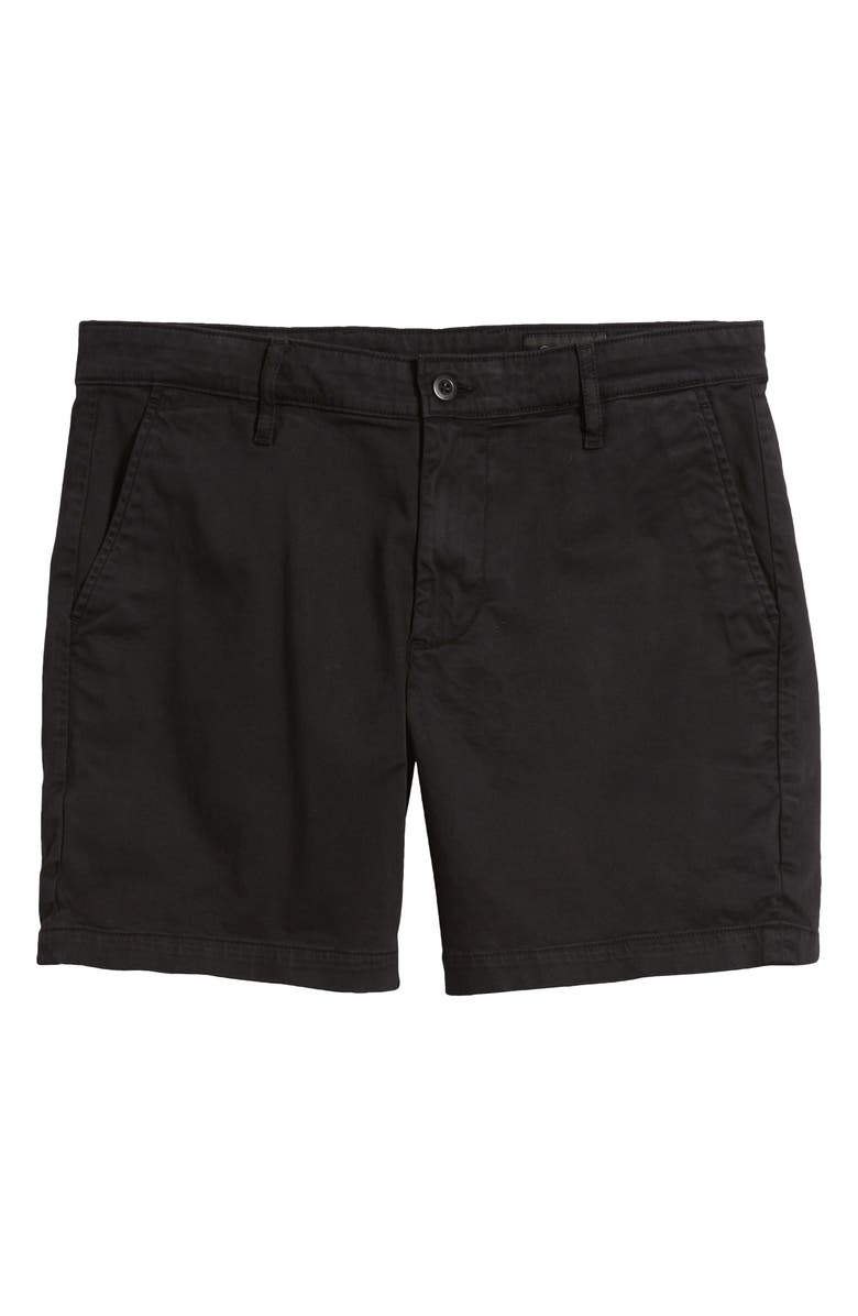 AG Cipher 7-Inch Chino Shorts, Alternate, color, Pure Black