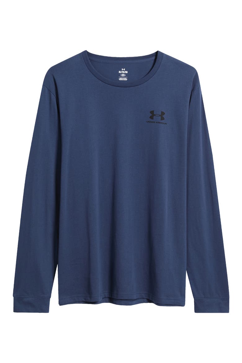 Sportstyle Long Sleeve Shirt, Main, color, BREAKER BLUE LIGHT HEATHER