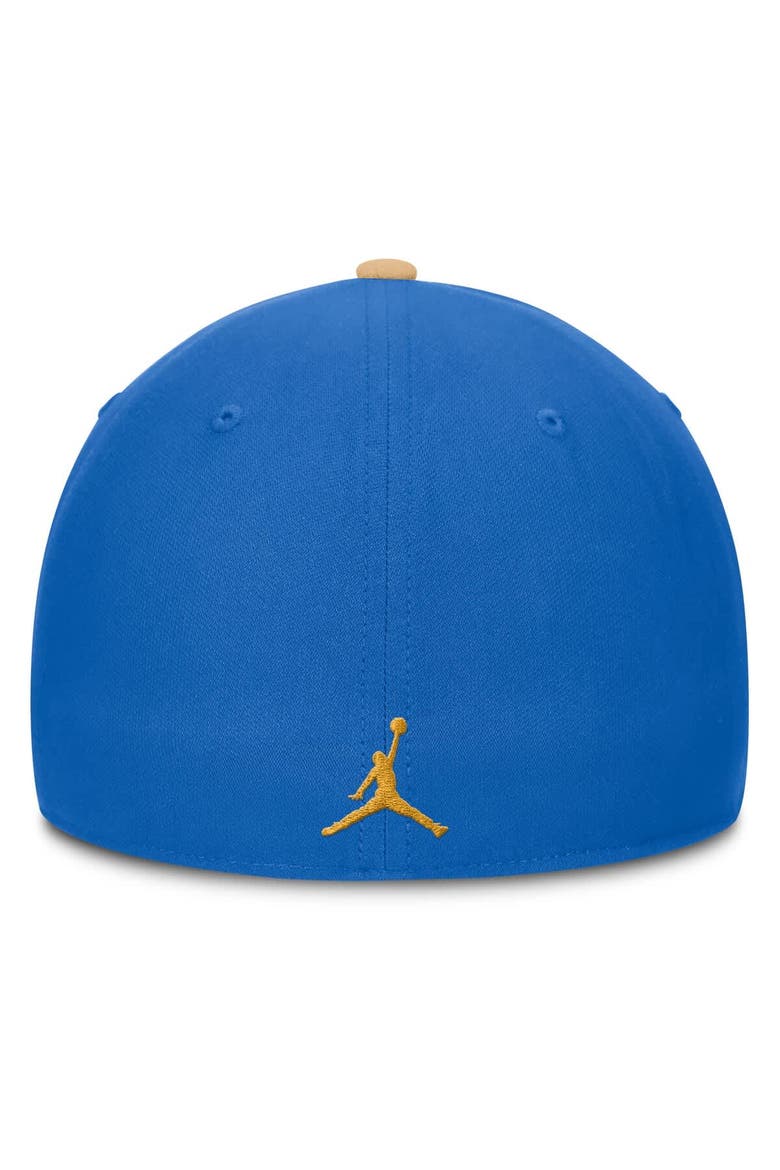 Men's Jordan Brand Gold/Blue UCLA Bruins 2025 Sideline Rise Local Performance Flex Hat, Alternate, color, Gold