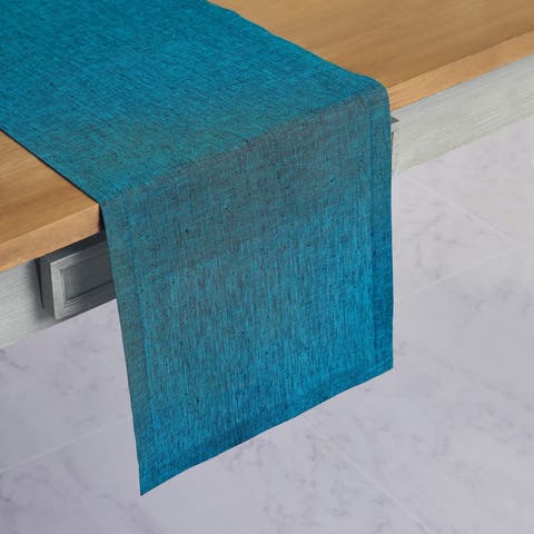 Linen Table Runner for Dining Table, Holiday and Everyday Table Decor - Athena