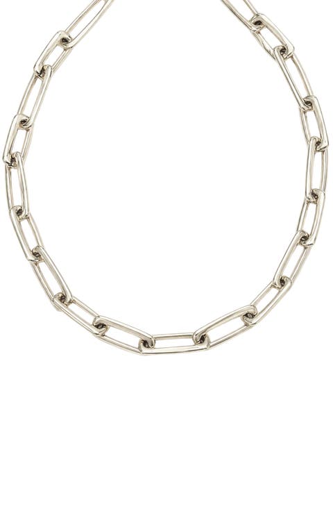 Chunky Paper Clip Chain Necklace