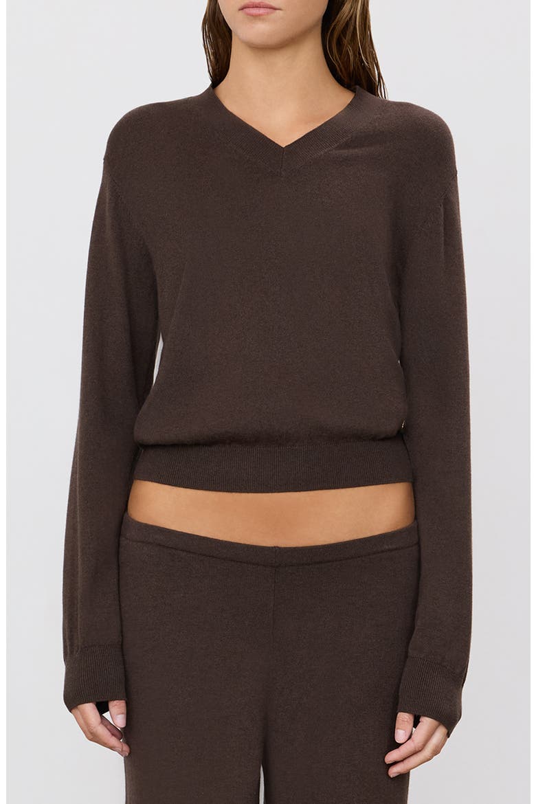 Lennox V-Neck Sweater, Main, color, MUSHROOM