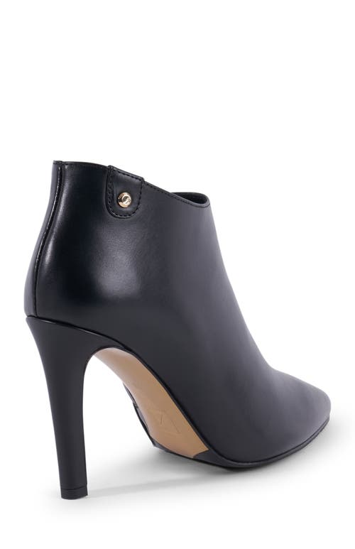 Shop Stinaa.j Ivy Orthopedic Pointed Toe Booties In Black Leather
