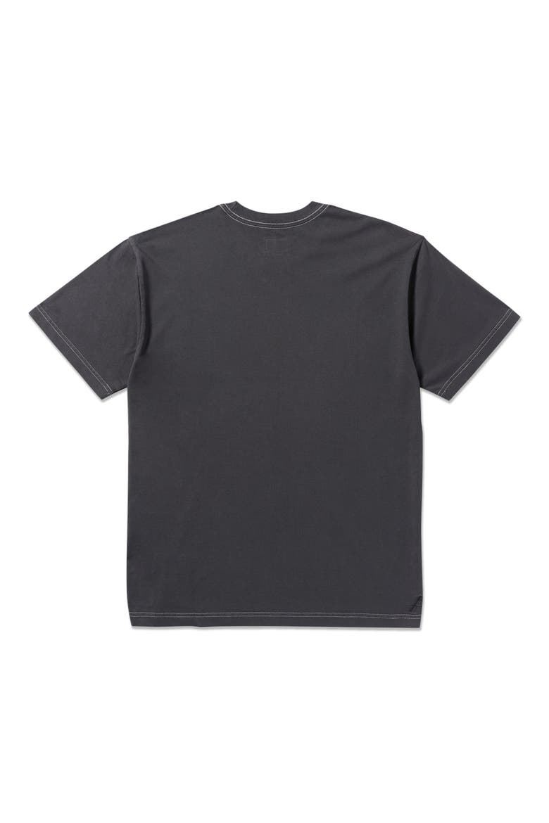 Bird of Prey Oversize Cotton Graphic T-Shirt, Alternate, color, WASHED BLACK