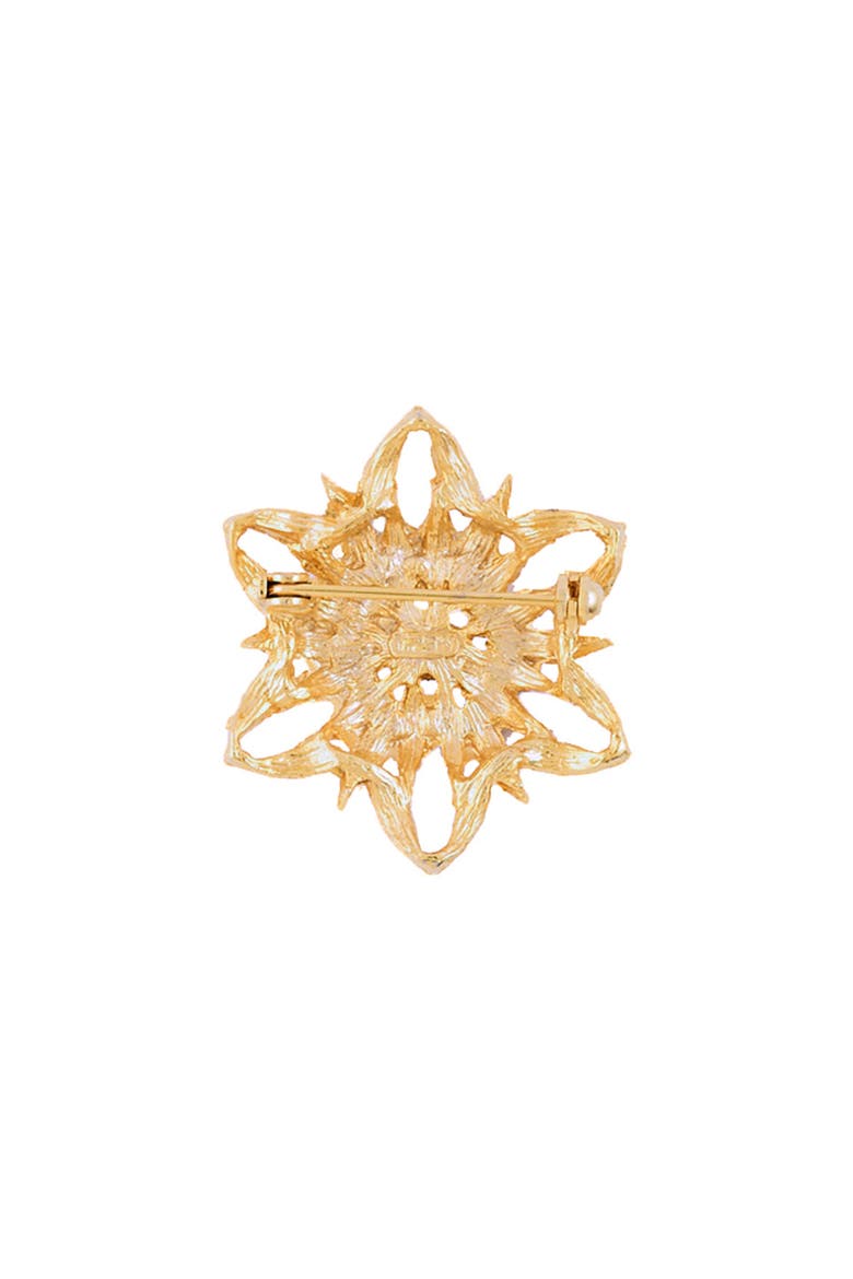1990s Vintage Flower Brooch, Alternate, color, Flower
