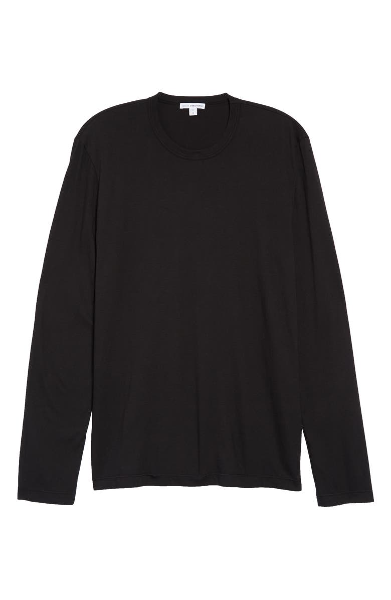 James Perse Long Sleeve Crewneck T-Shirt, Main, color,