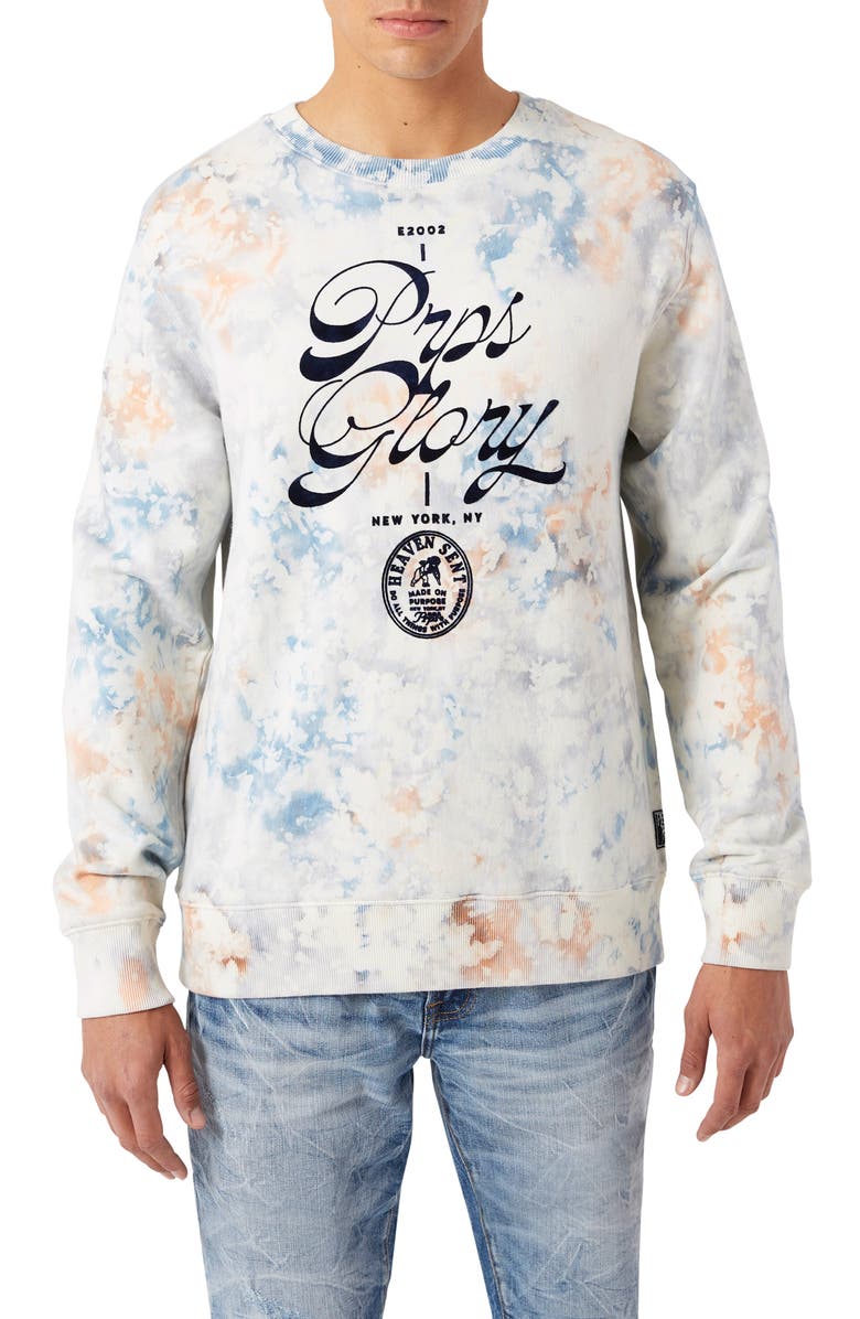 PRPS Sea Breeze Cotton Graphic Sweatshirt, Main, color, 