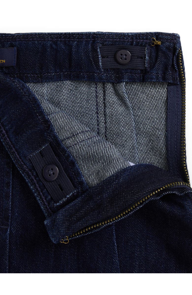 Polo Ralph Lauren Kids' Pleated Denim Skirt, Alternate, color, Aney Wash