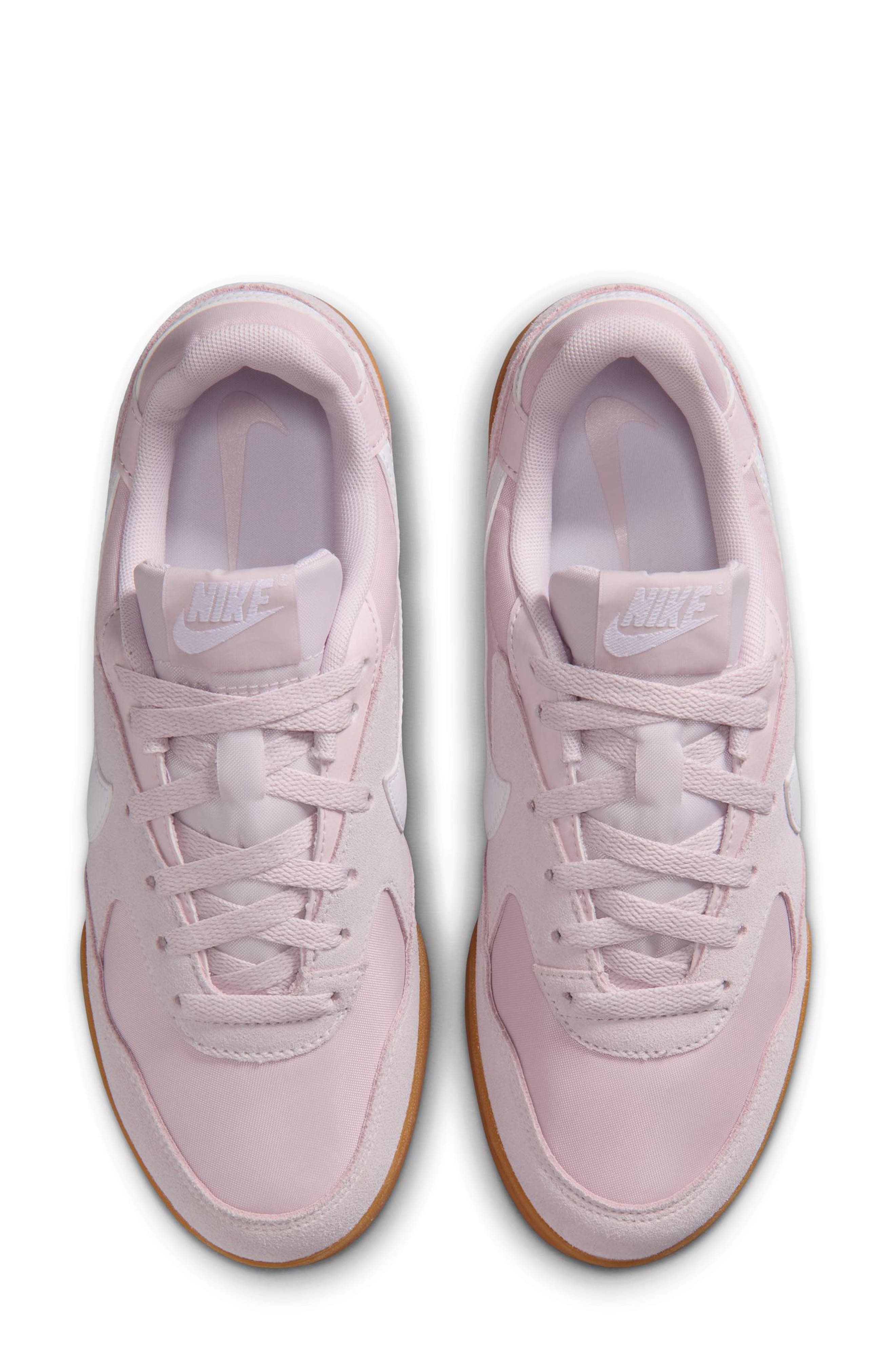 Terra Manta Suede Low Top Sneaker, Alternate, color, BLEACHED LILAC/ WHITE/ BROWN