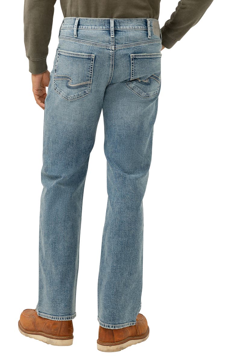 Silver Jeans Co. Zac Relaxed Straight Leg Jeans, Alternate, color, 