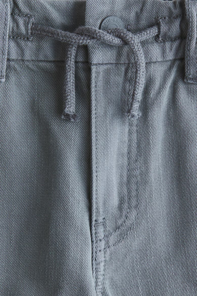 Washed Cotton Twill Trousers, Alternate, color, Gray