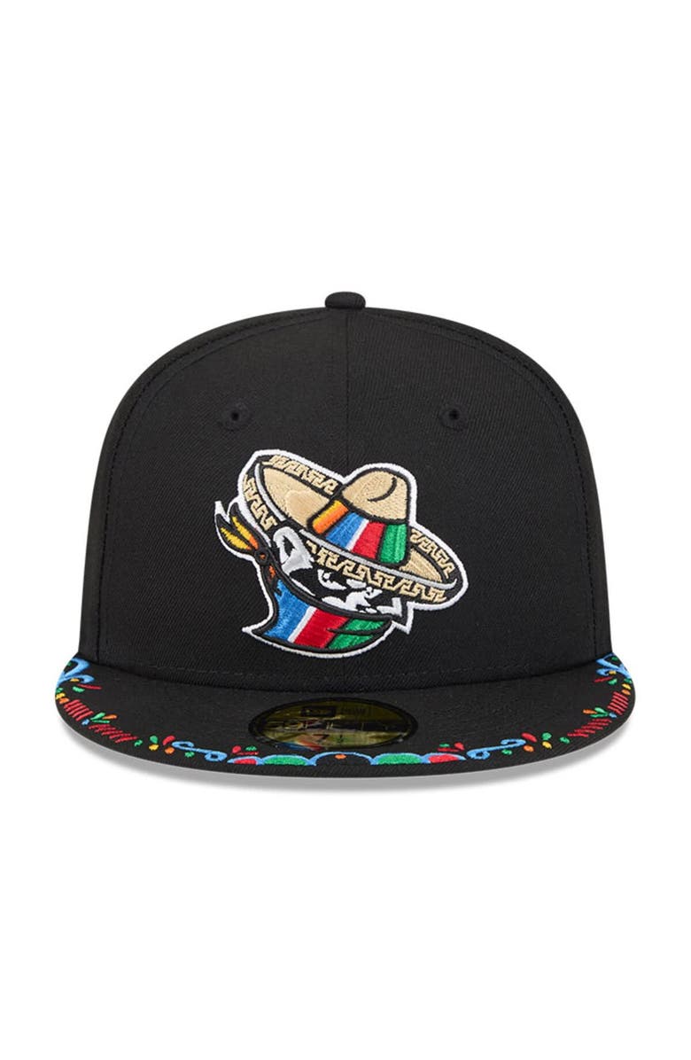 New Era Men's New Era  Black Quad Cities River Bandits 2026 Copa De La Diversion 59FIFTY Fitted Hat, Alternate, color, Black