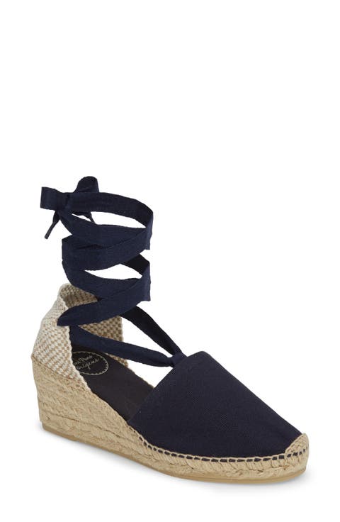 Valencia Wraparound Espadrille Wedge (Women)