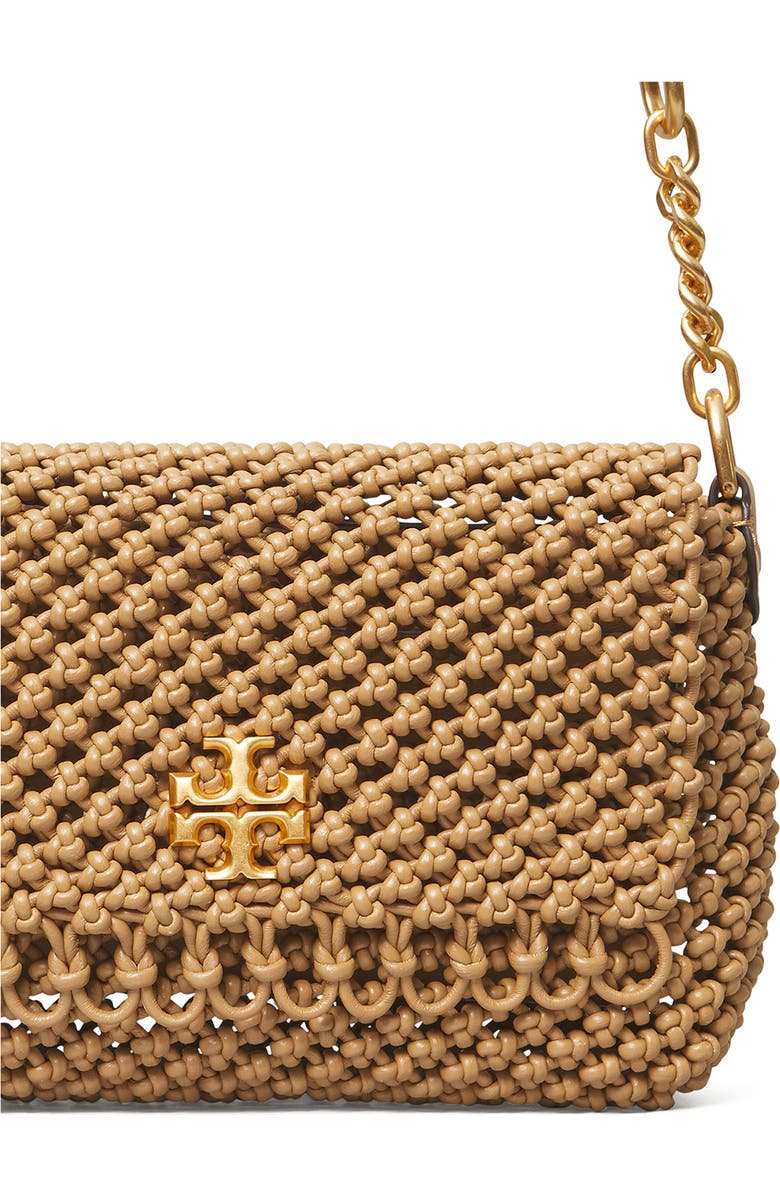 Tory Burch Kira Knotted Leather Shoulder Bag, Alternate, color,