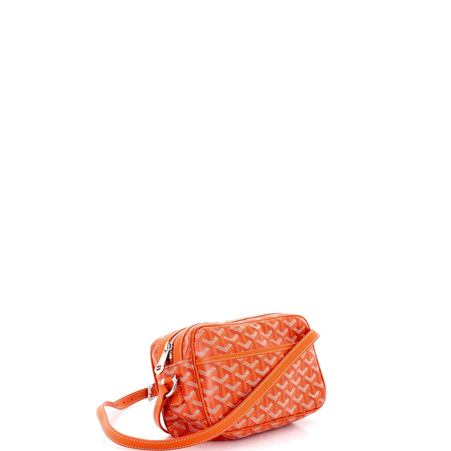 Pre-Owned Goyard Cap Vert Bag Coated Canvas, Alternate, color, Orange