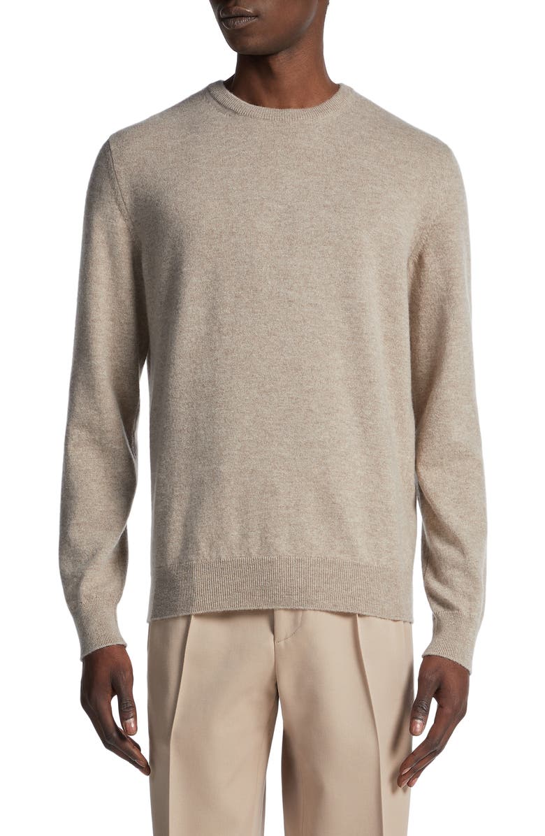 ZEGNA Oasi Cashmere Crewneck Sweater, Main, color, 