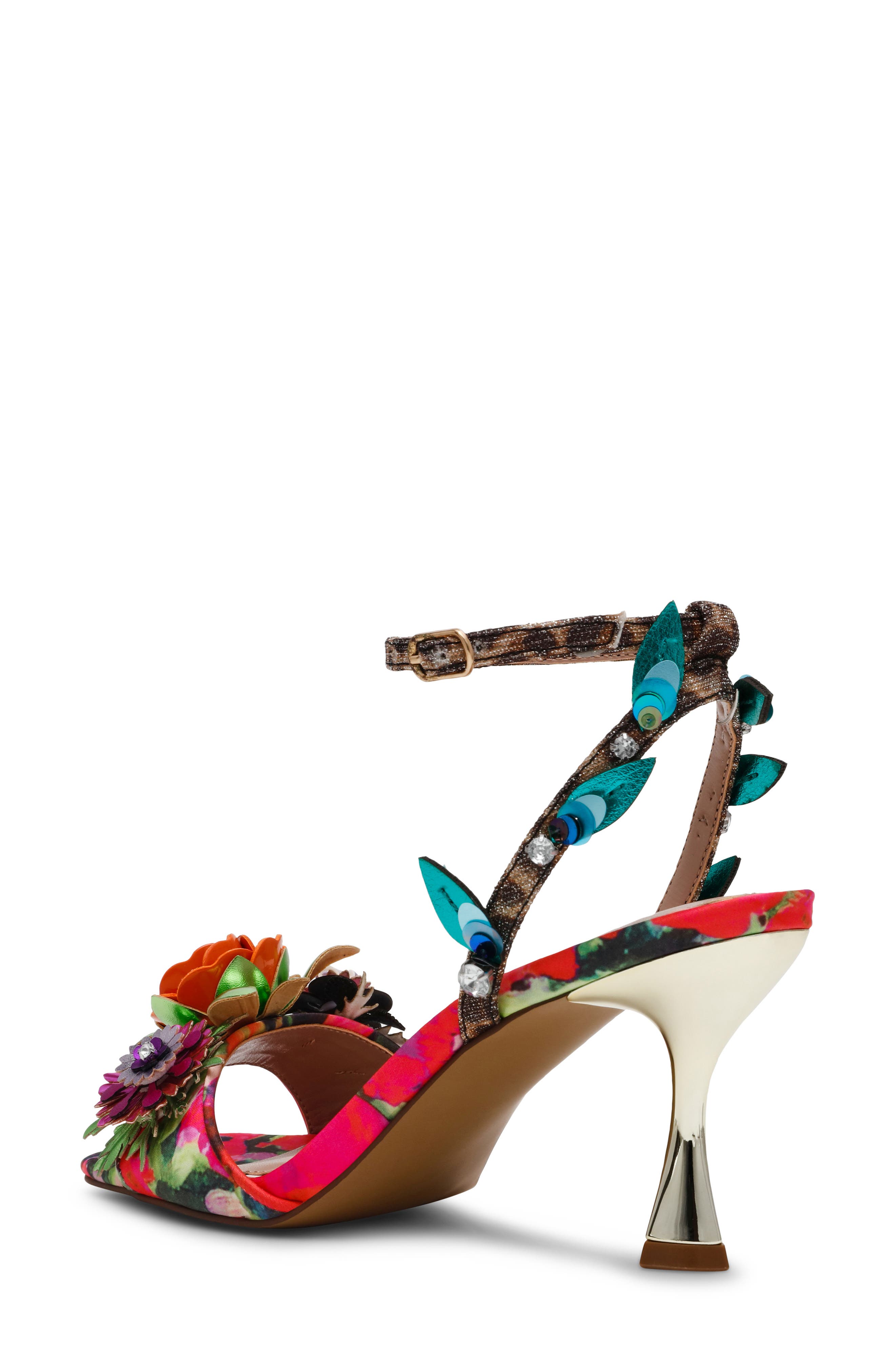Betsey Johnson Karra Ankle Strap Sandal, Alternate, color, 