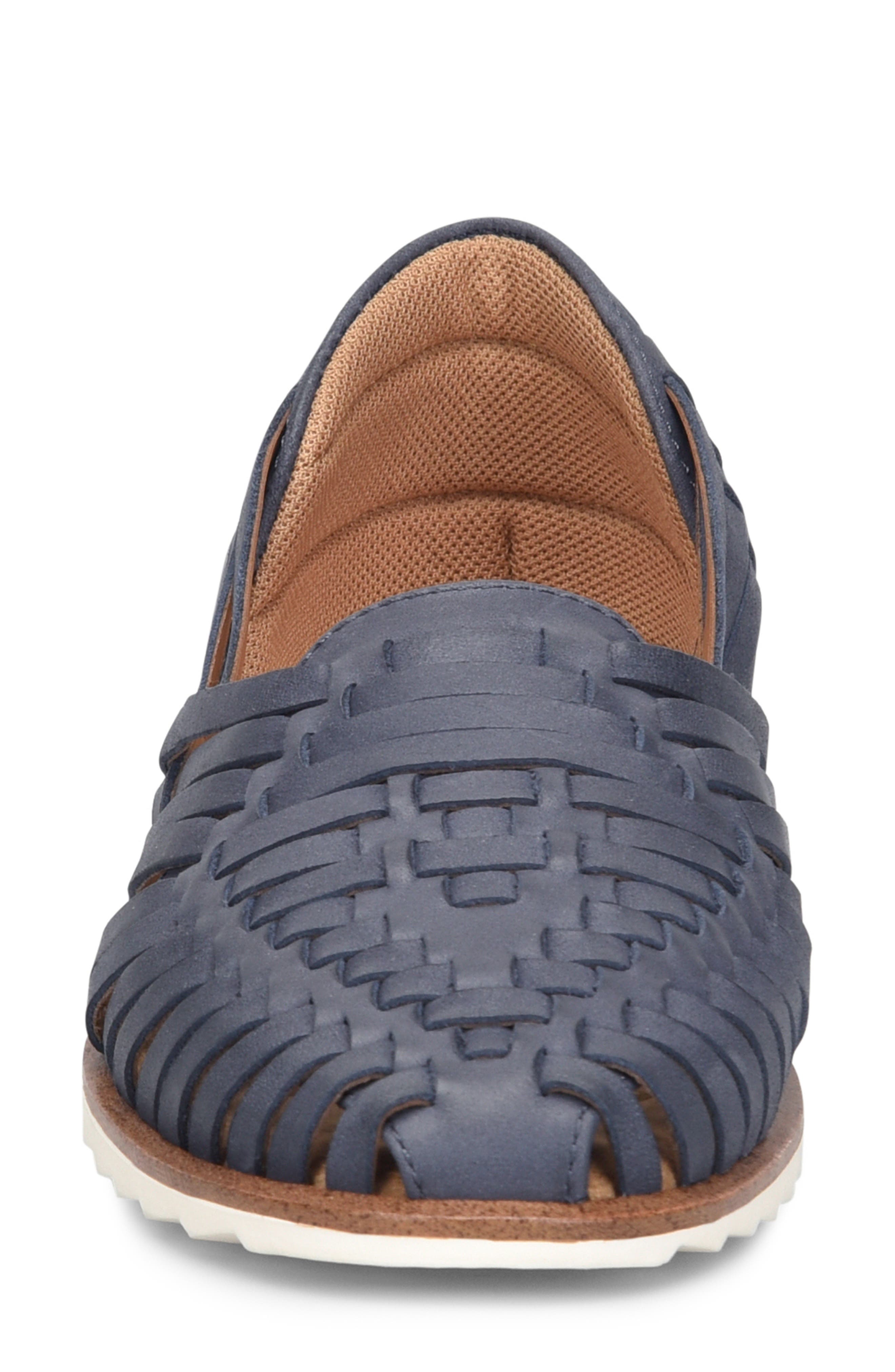 Ranier Huarache Flat, Alternate, color, NAVY