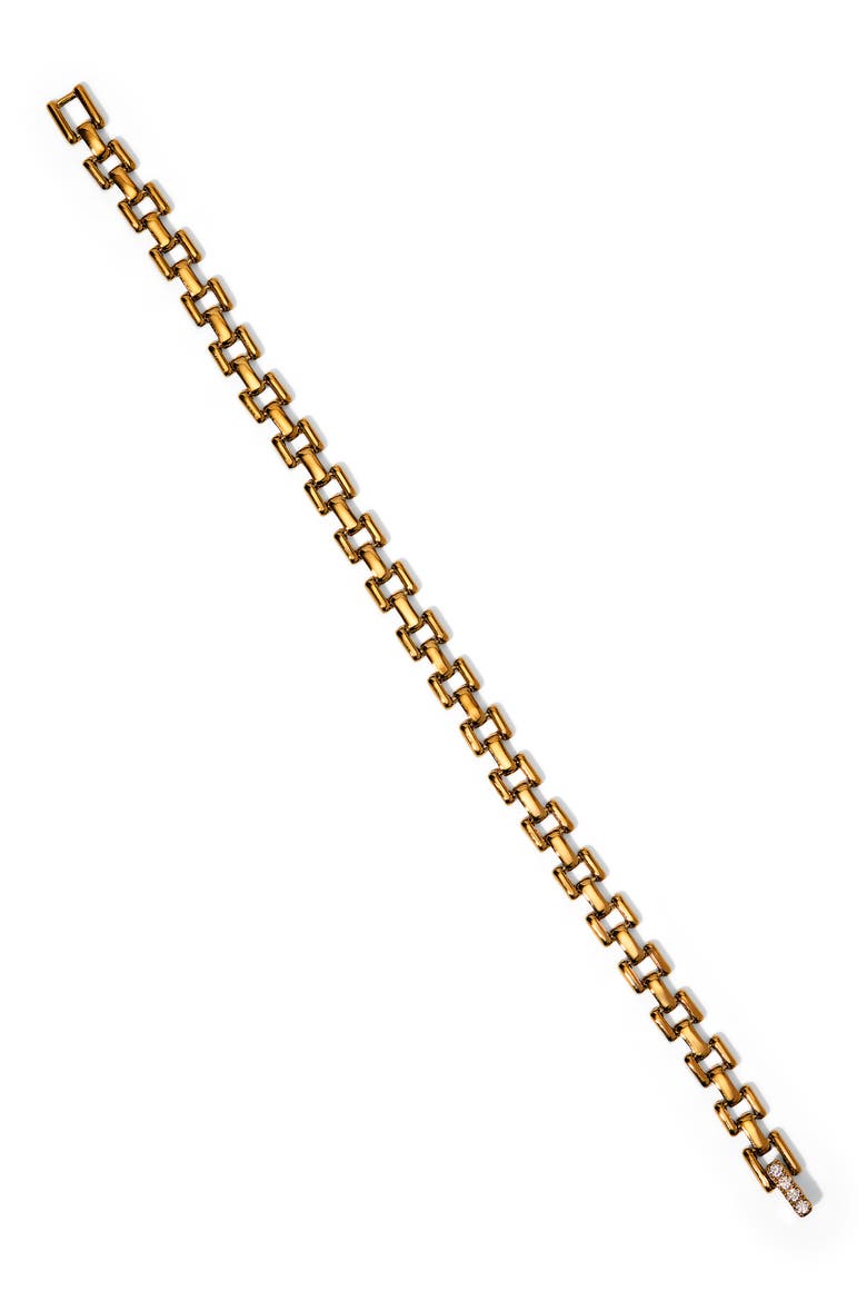 Celine Watch Chain Bracelet, Main, color, GOLD