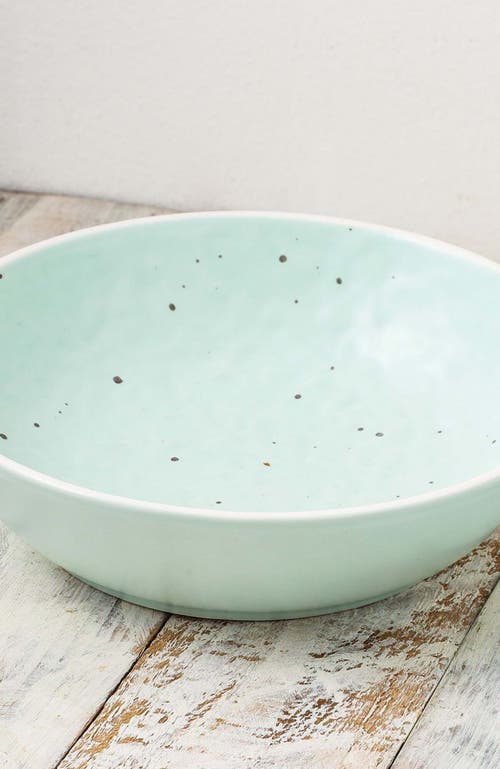 Stone Lain Elena Stoneware 4-piece Bowl Set In Green