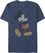 Mickey & Friends Men's Giant Icon Short Sleeve Graphic T-Shirt