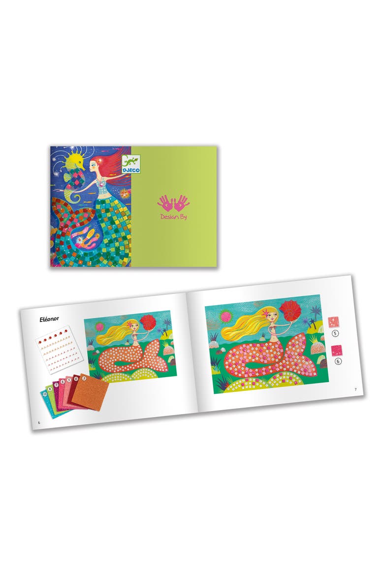 Kids' The Mermaids Song Mosaic Art Kit, Alternate, color, MULTI