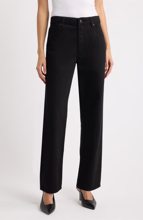 The Essential High Waist Straight Leg Jeans