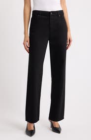FRAME The Essential High Waist Straight Leg Jeans