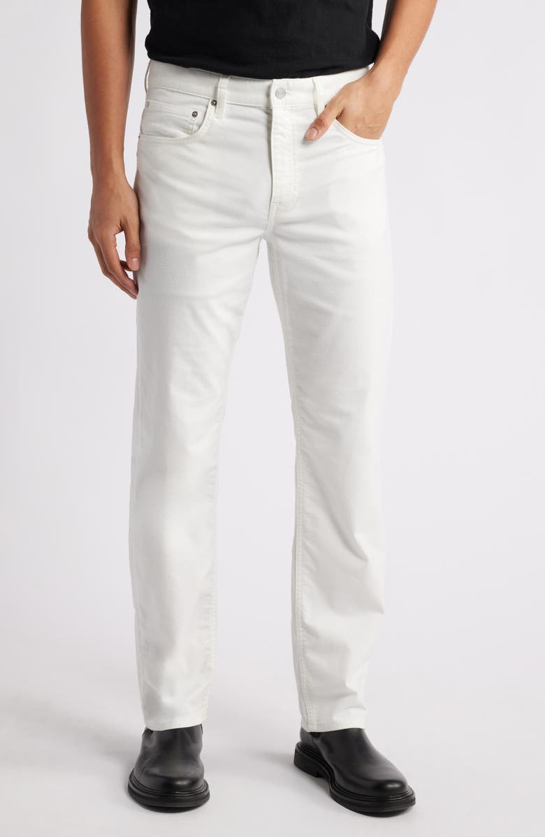 FRAME The Straight Leg Jeans, Main, color, Off White