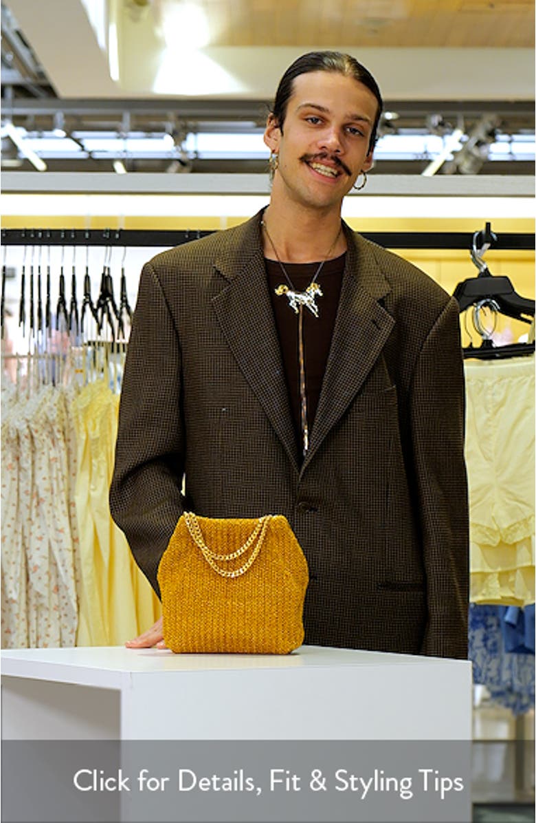 Small Woven Slouch Bag, sales video thumbnail