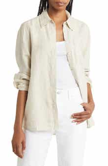 & Other Stories Oversize Linen Button-Up Shirt