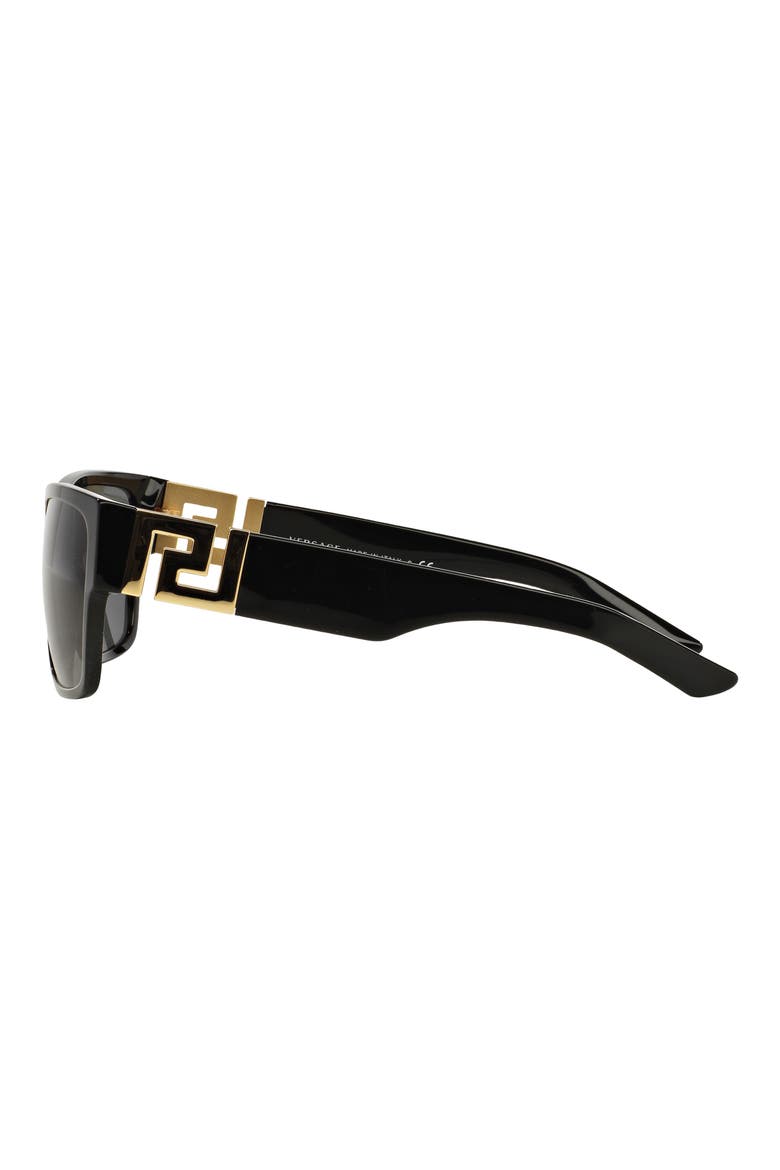 59mm Square Sunglasses, Alternate, color, BLACK/ GREY SOLID