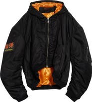 LU'U DAN Patch Bomber Jacket