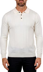 Maceoo Unknown Eleven Merino Wool Polo Sweater