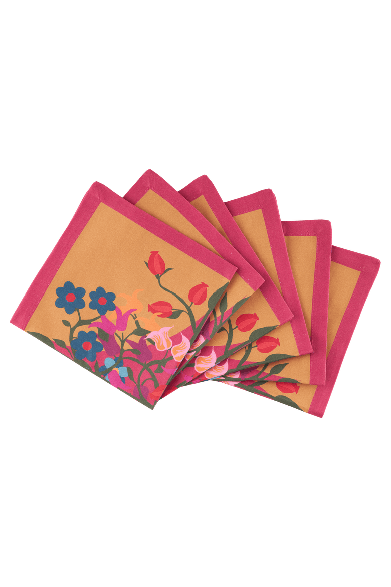Napkins - Set of 6, Main, color, Orange