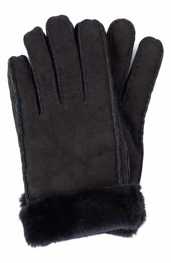 SURELL Genuine Shearling Suede Gloves