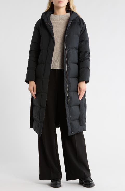 True Hooded Down Coat