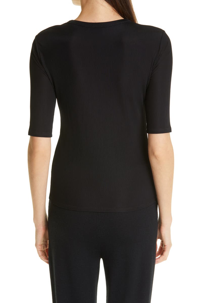 St. John Collection Rib T-Shirt, Alternate, color, 