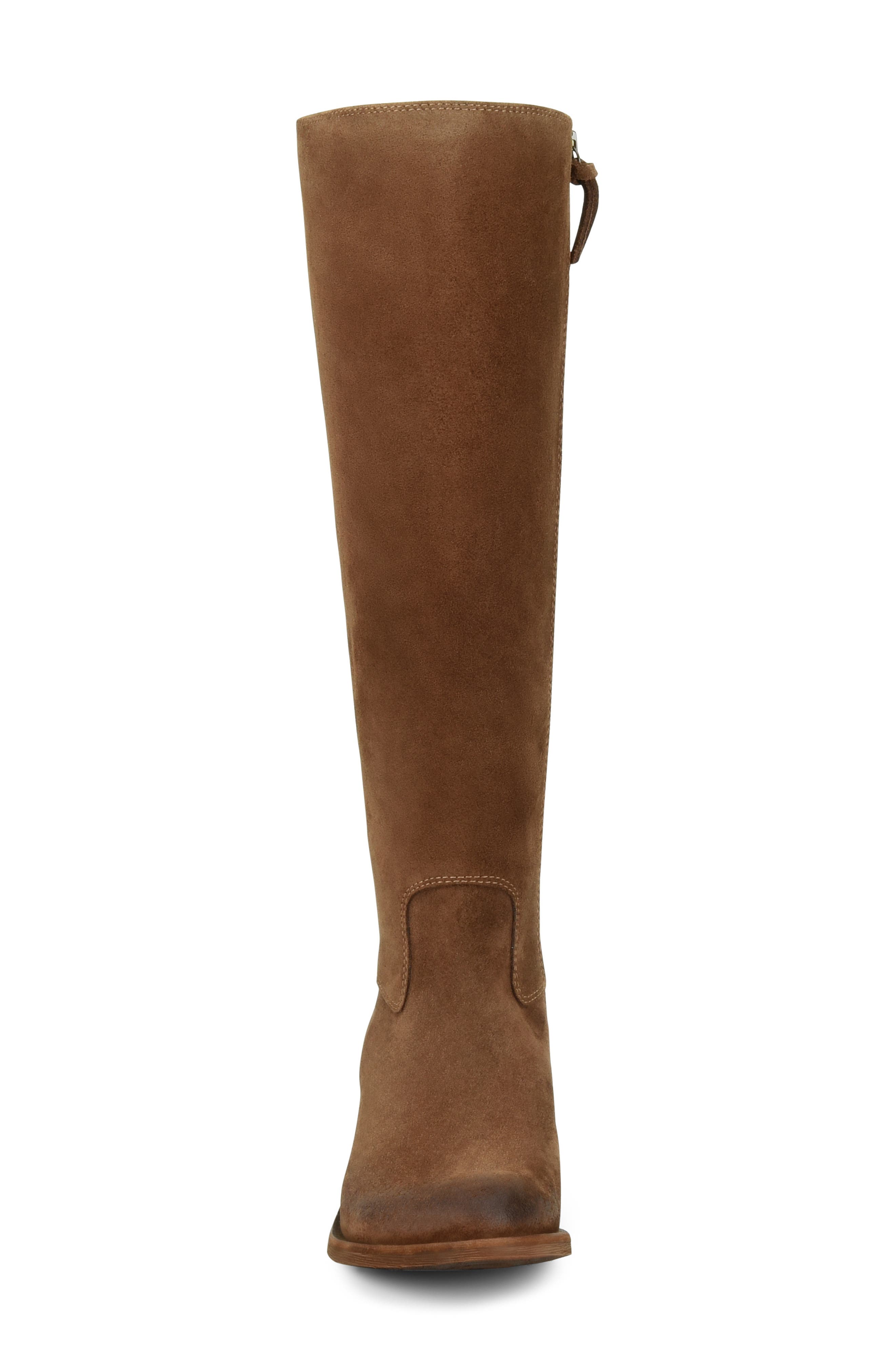 Sharnell Water Resistant Knee High Boot, Alternate, color, SIENA BROWN SUEDE