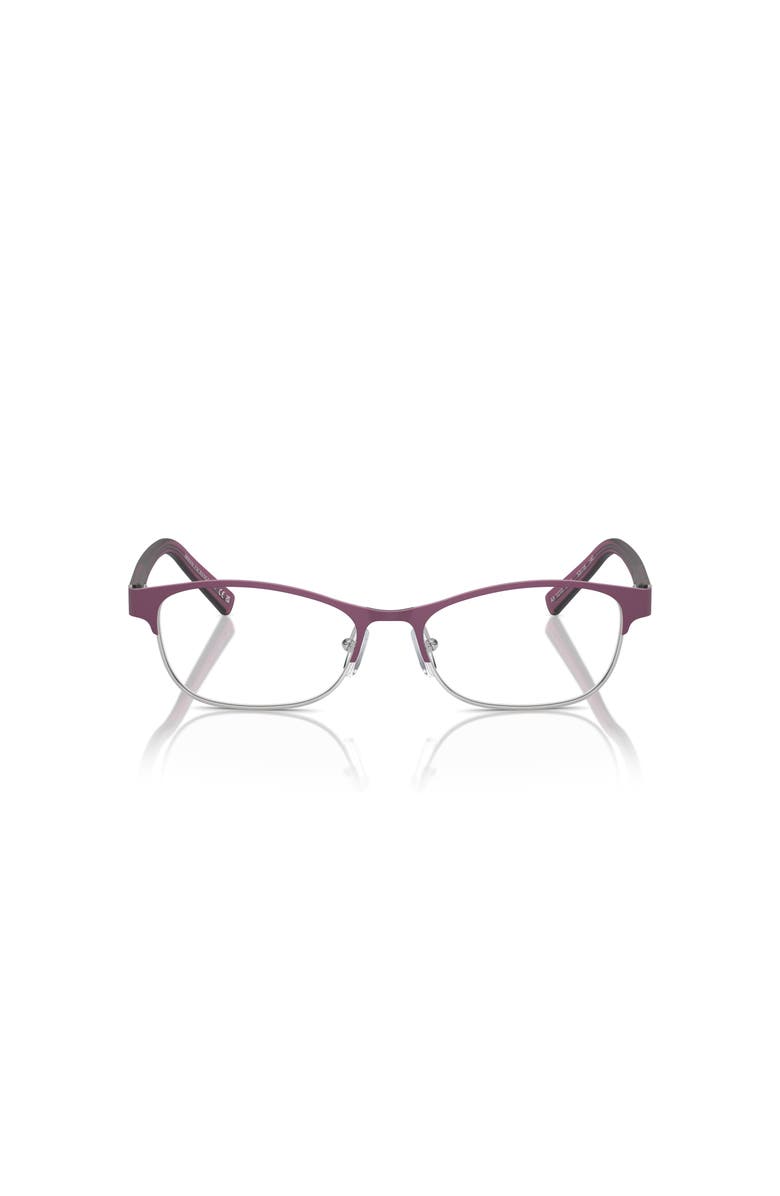 Armani Exchange 53mm Oval optical glasses, Alternate, color, Red