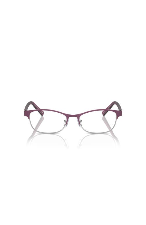 Armani Exchange 53mm Oval Optical Glasses In Pink