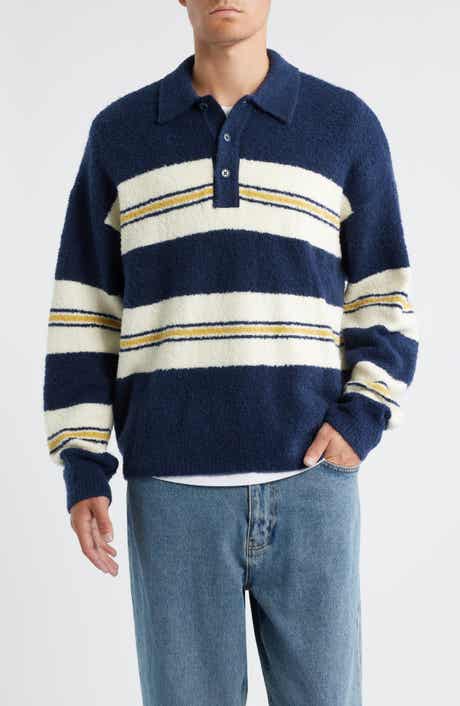 BP. Stripe Oversize Polo Sweater