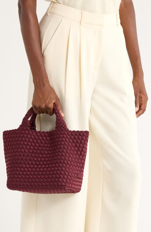 Naghedi Small St. Barths Tote In Burgundy