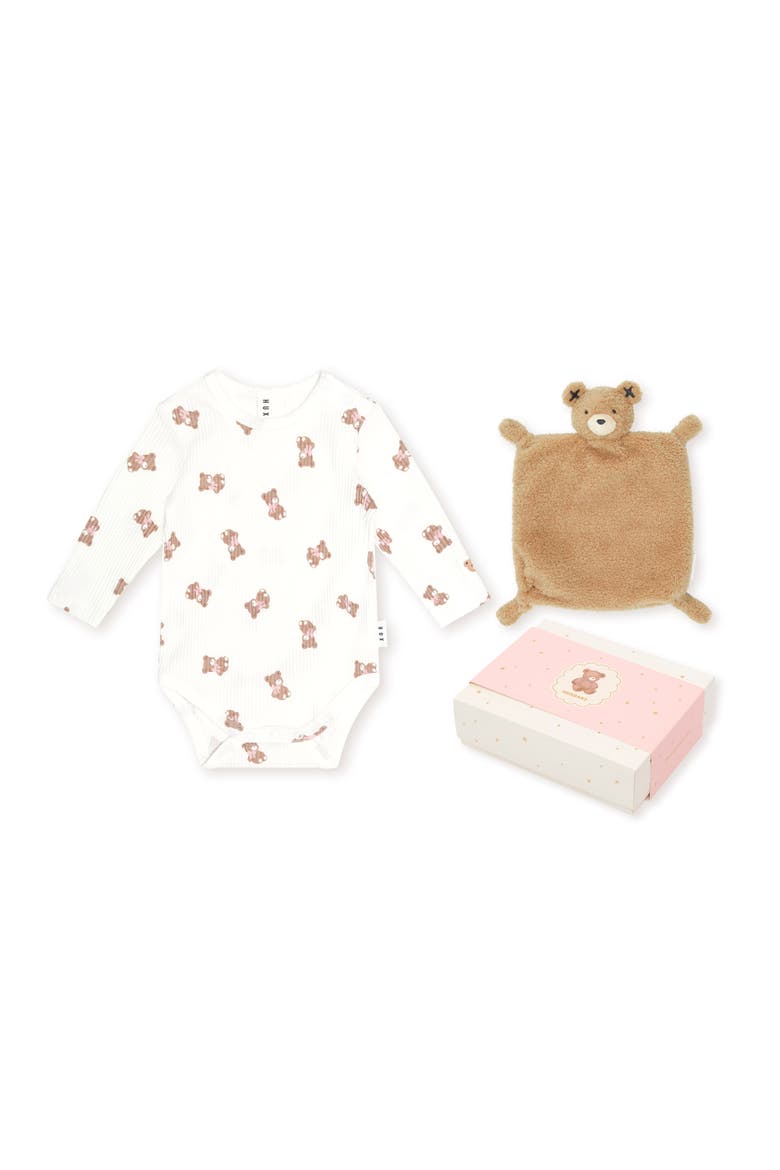Tumbling Bow Huxette L/Slv 2Pc Box Set, Main, color, Almond Milk