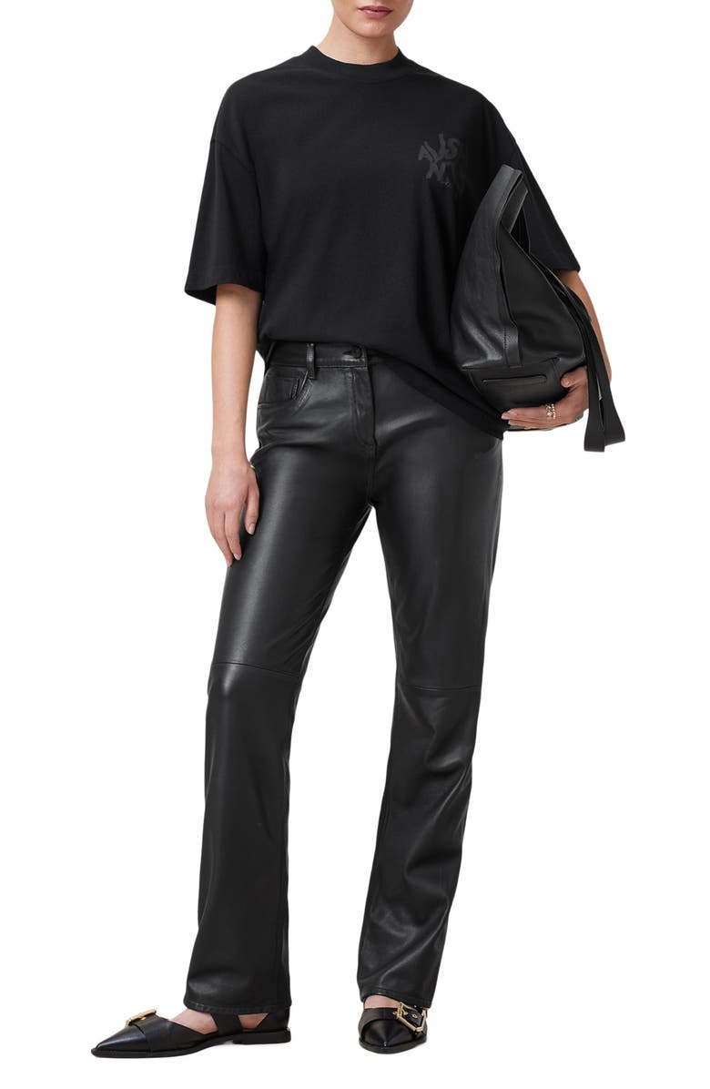 AllSaints Orlando Etta Crewneck Graphic T-Shirt, Alternate, color, 