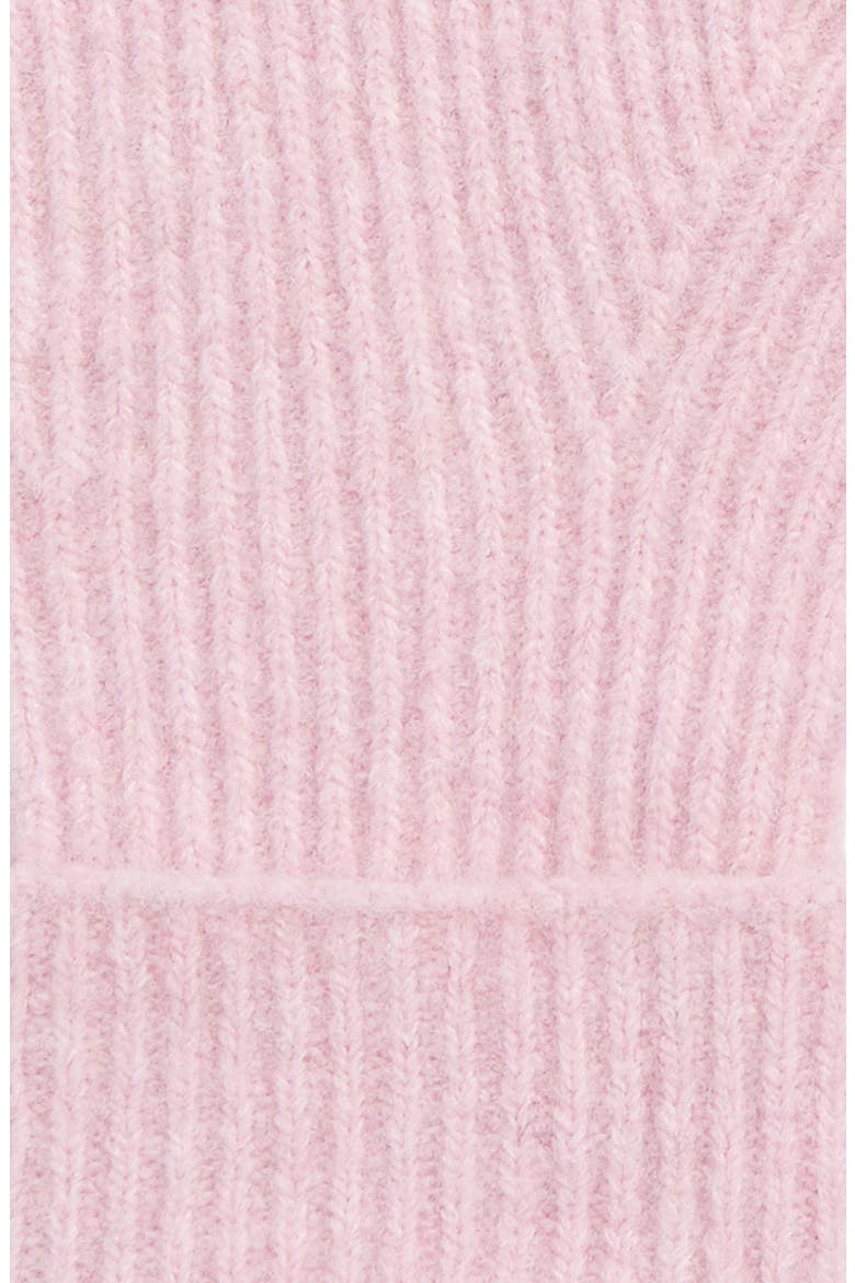Brittea Magnolia Rib Knit Gloves, Alternate, color, PALE PINK