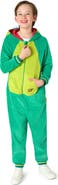 OppoSuits Kids' Dinosaur One Piece Hooded Jumpsuit