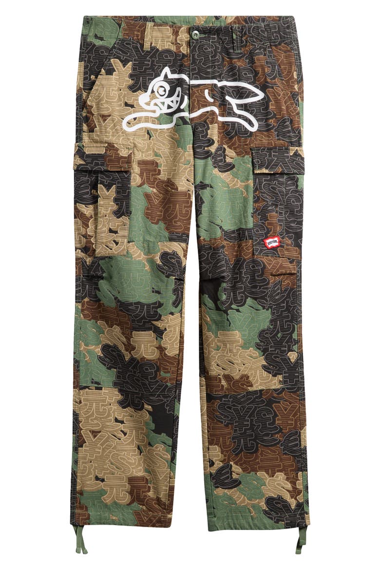 Big Block Currency Camo Cargo Pants, Alternate, color, CAMO