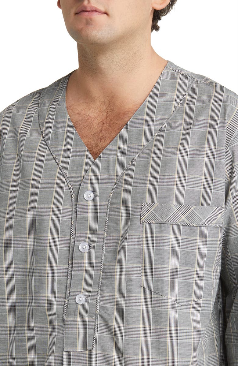 Majestic International Coopers Check Woven Nightshirt, Alternate, color, Glen Plaid